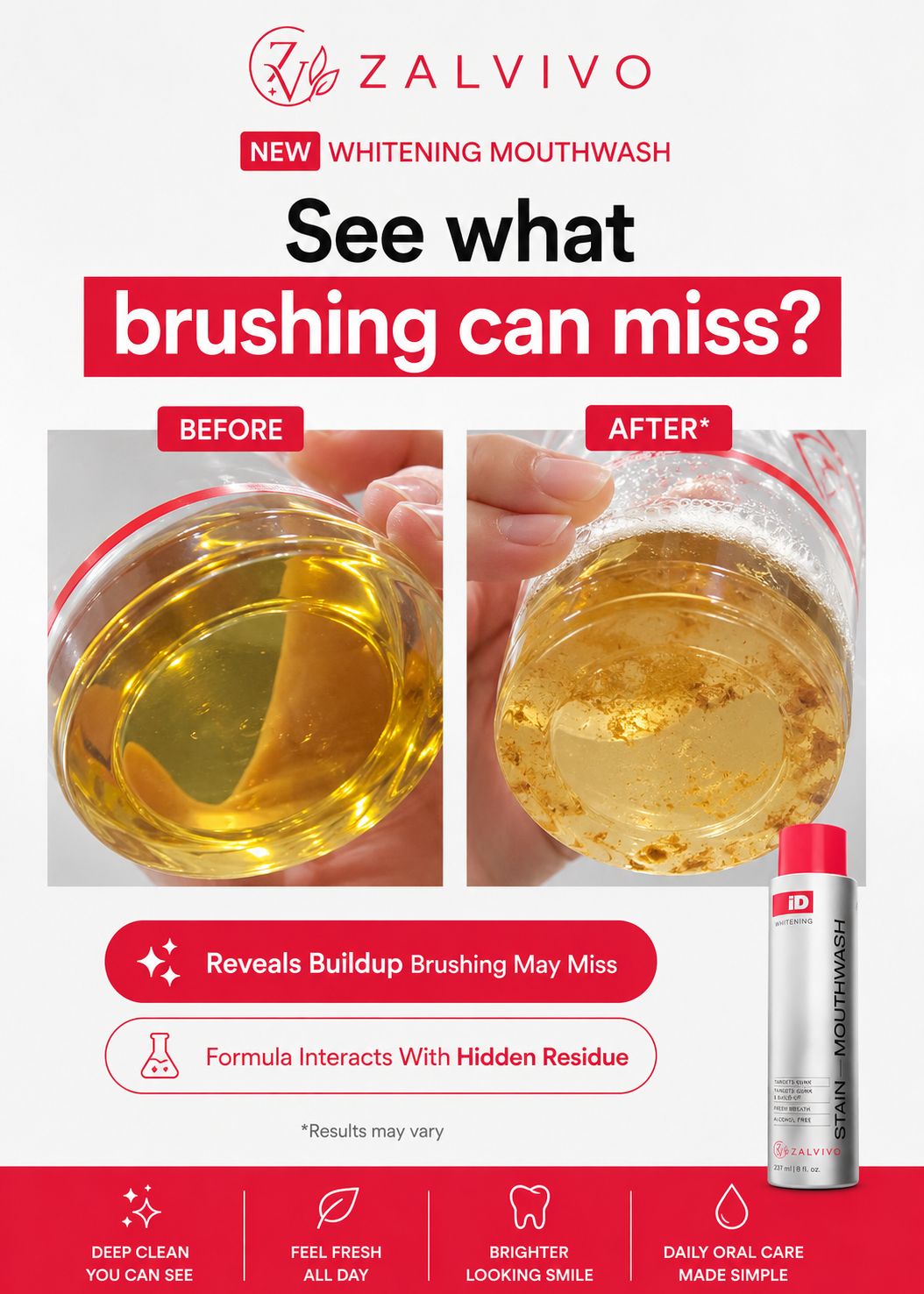 ID Stain Whitening Mouthwash